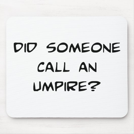 Umpire Mousepad Muismat (Voorkant)