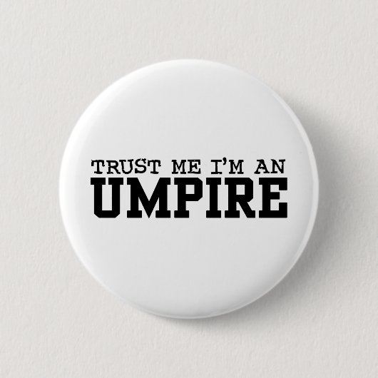 Umpire Ronde Button 5,7 Cm (Voorkant)