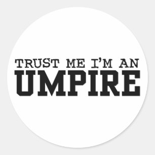 Umpire Ronde Sticker