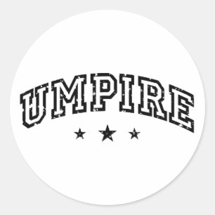 Umpire Ronde Sticker