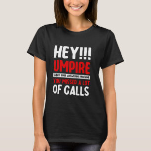 Umpire Sport Rules Moderator Opziener Scheidsrecht T-shirt