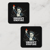 Umpire Vierkante Visitekaartje (Voorkant / Achterkant)