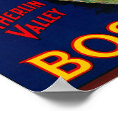 Umpqua Chief Pear Crate LabelSutherlin, OF Poster (Hoek)