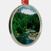 Umpqua Douglas County Oregon Metalen Ornament (Rechts)
