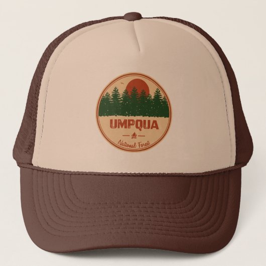 Umpqua National Forest Trucker Pet (Voorkant)