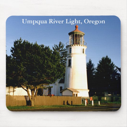 Umpqua River Light, Oregon Mousepad Muismat (Voorkant)