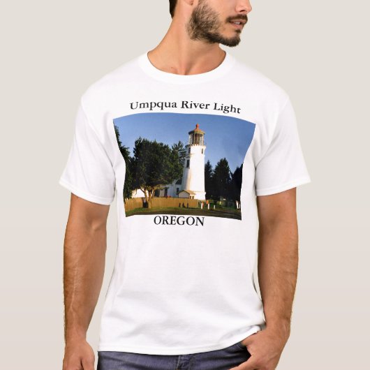 Umpqua River Light, Shirt Oregon (Voorkant)