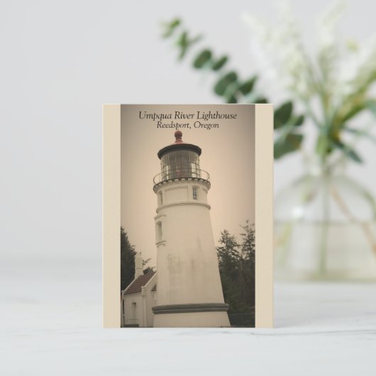 Umpqua River Lighthouse, OF Briefkaart (Staand voorkant)