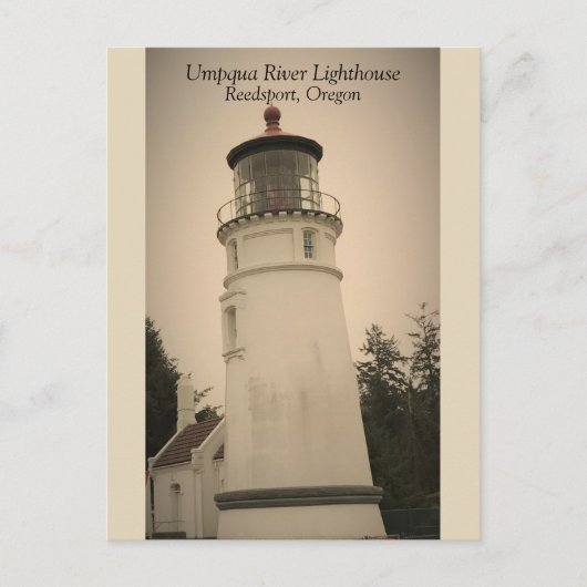 Umpqua River Lighthouse, OF Briefkaart (Voorkant)