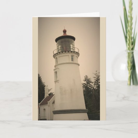 Umpqua River Lighthouse, OF Kaart (Voorkant)