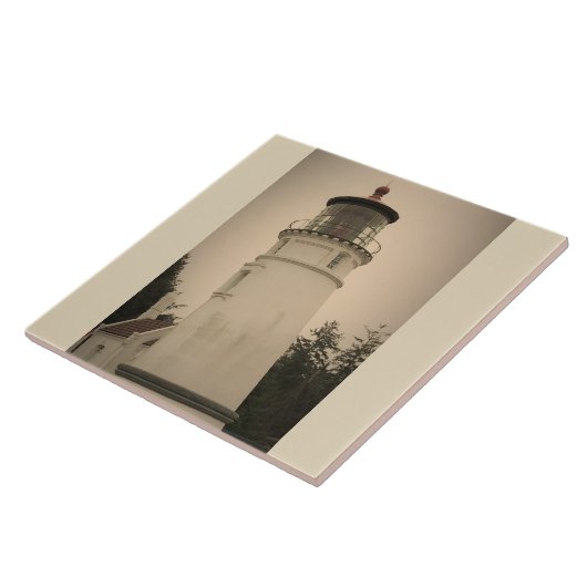 Umpqua River Lighthouse, OF Tegeltje (Zijkant)