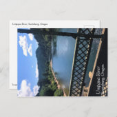 Umpqua River, Oregon Briefkaart (Voorkant / Achterkant)
