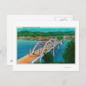 Umpqua Rivierbrug in Reedsport, Oregon Briefkaart (Voorkant / Achterkant)