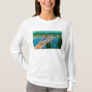Umpqua Rivierbrug in Reedsport, Oregon T-shirt