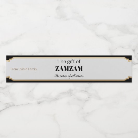 umrah gunsten, aangepaste stickers voor hajj, hajj (Enkel label)