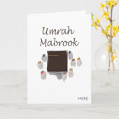 Umrah Mabroek Kaart (Gele Bloem)