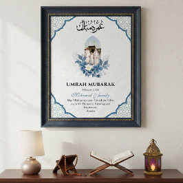 Umrah Mubarak Aangepaste 1 Foto Islamitisch Poster