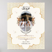 Umrah Mubarak Aangepaste Foto Islamitische Poster (Voorkant)