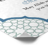 Umrah Mubarak Custom 1 Photo Islamic Poster (Hoek)