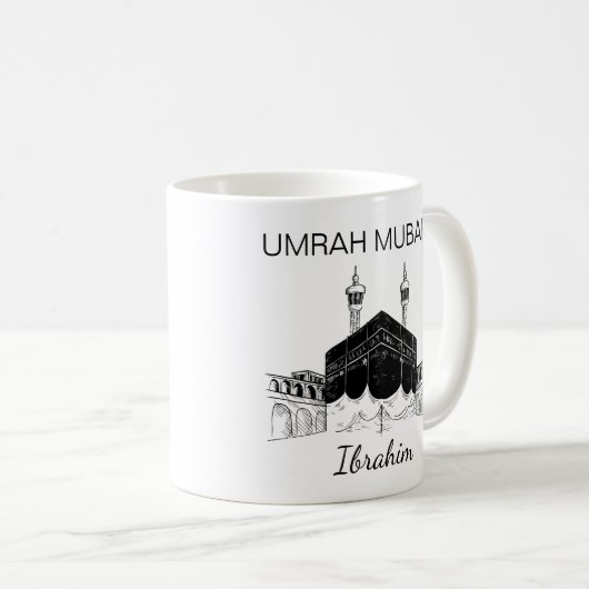 Umrah Mubarak Hajj Mubarak Kaabah Naam Mok (Voorkant rechts)