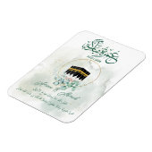 Umrah Mubarak Kaaba Mecca, Mekkah, Mecca, Kâbe Magneet (Linkerzijde)