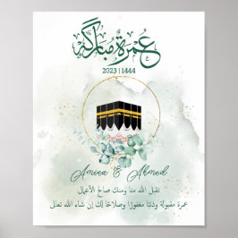 Umrah Mubarak Kaaba Mecca, Mekkah, Mecca, Kâbe Poster