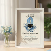 Umrah Mubarak Personalized Islamic Wall Art Poster