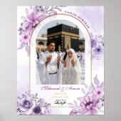 Umrah Mubarak Personalized Photo Islamic Wall Art  Poster (Voorkant)