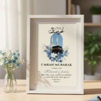 Umrah Mubarak Persoonlijke Islamitische Muur Kunst