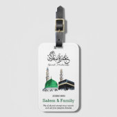 Umrah Mubaraka,عمرة مبار ك ة Bagagelabel (Voorkant (verticaal))