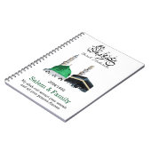 Umrah Mubaraka,عمرة مبار ك ة Notitieboek (Linkerzijde)