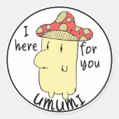 Umumi Shroom-Dood Sticker (Voorkant)