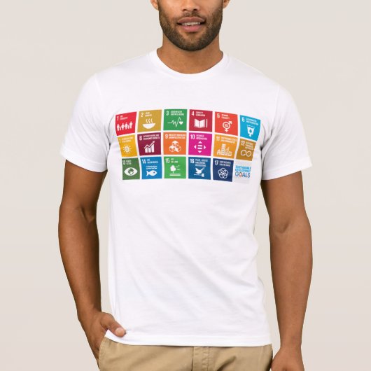 UN 17 Sustainable Development Goals T-Shirt (Voorkant)