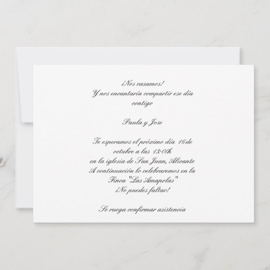 Un Amor Anime: Invitación Kaart