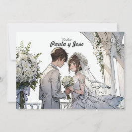 Un Amor Anime: Invitación Kaart