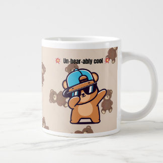 Un-Bear-ably Cool | Cute Bear Coffee Mug Grote Koffiekop