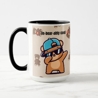 Un-Bear-ably Cool | Cute Bear Coffee Mug Mok