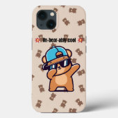Un-Bear-ably Cool | Cute Bear Phone Case for iPhon (Achterkant)