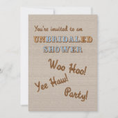 un BRIDAL ed Invitation Kaart (Voorkant)
