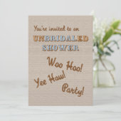 un BRIDAL ed Invitation Kaart (Staand voorkant)