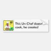 Un-Chef Logo Bumpersticker (Voorkant)