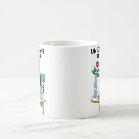 Un Croissant Cat Koffiemok (Center)