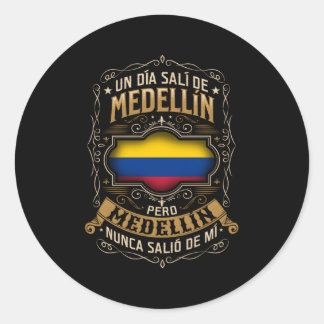 Un DãA Salã De Medellã N Pero Medellã N Geen Saliã Ronde Sticker