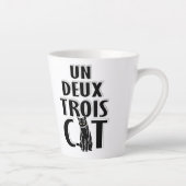 Un Deux Trois Cat French Cats Latte Mok (Rechts)