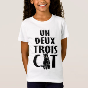 Un Deux Trois Cat French Cats T-shirt