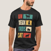  Un Deux Trois Cat T-shirt (Voorkant)