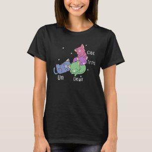 Un Deux Trois Cat T-shirt Kitten French Cat 13