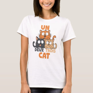 Un Deux Trois Kat, Franse Kat T-shirt