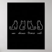 Un Deux Trois Kat Grappige Kattenliefhebbers 1 Poster (Voorkant)
