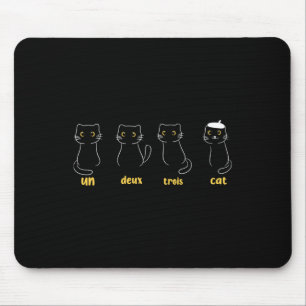 Un Deux Trois Kat Grappige Kattenliefhebbers Muismat